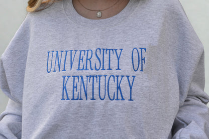 UK Embroidered Crewneck