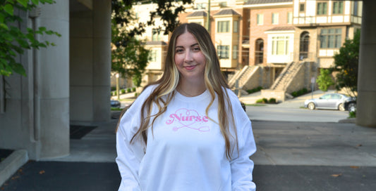 Nurse Embroidered Crewneck